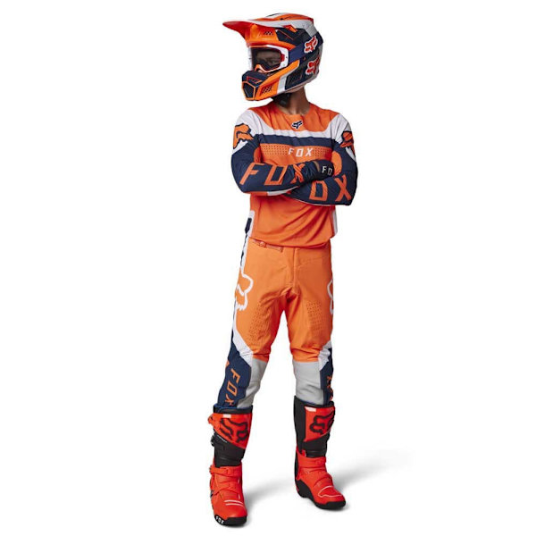 Fox Racing Mx Housut Flexair Efekt Oranssi 28 Mies