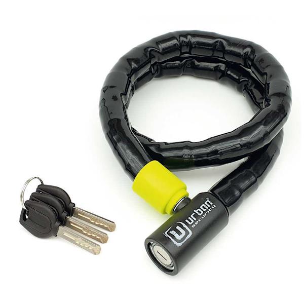 Urban Security Kabellås Ur5170 Duoflex Gul 170 cm
