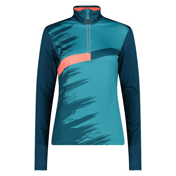Cmp Halv Blixtlåsfleece Sweat 32l4336 Blå M Kvinna