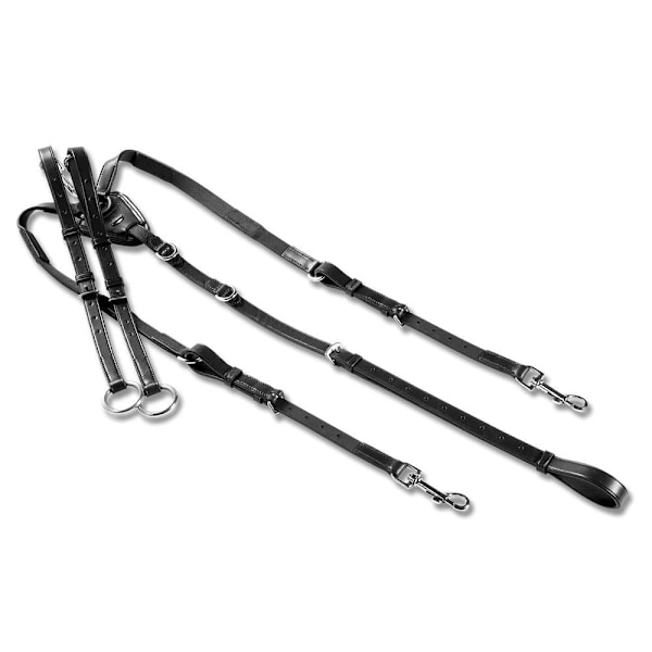 Waldhausen Rintahaarniska X-line Elastic Hopeinen Pony