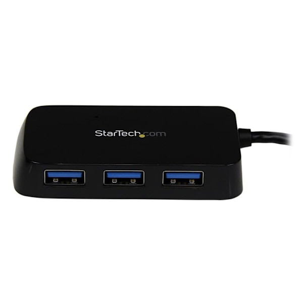Startech Portable 4 Port Mini Usb 3.0 Hub Svart