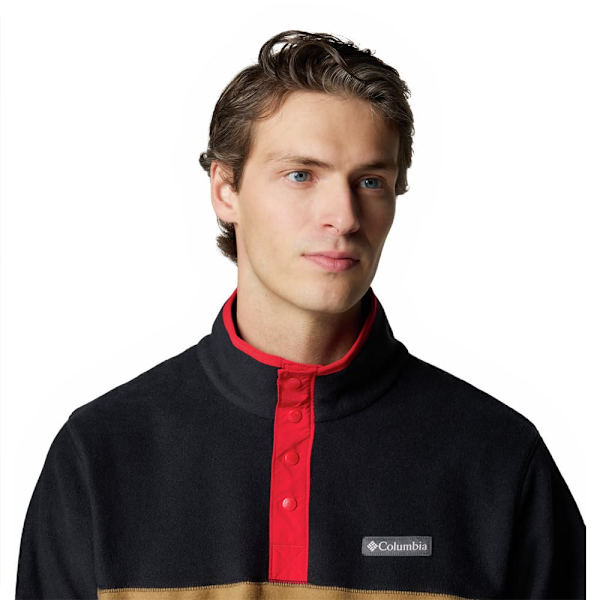 Columbia Steens Mountain™ Snap Ii Fleecejakke Med Halv Lynlås Brun,Sort M Mand