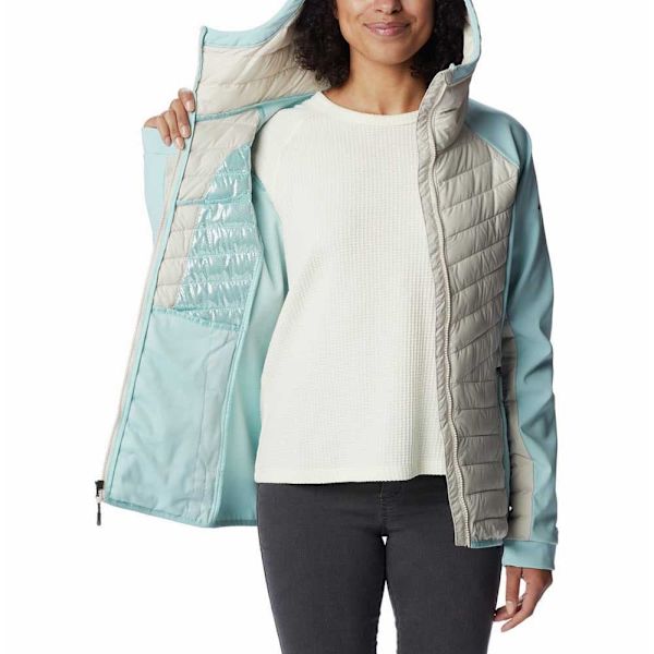 Columbia Jacka Powder Lite™ Hybrid Beige L Kvinna