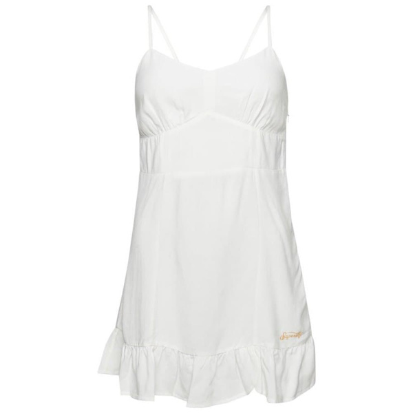 Superdry Kjole Vintage Cami Mini Hvid S Kvinde