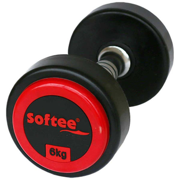 Softee Pro-sport Dumbbell 6kg Rød,Sort 6 kg