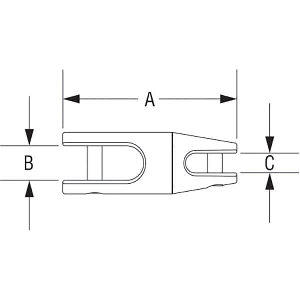 Seachoice Anchor Swivel Harmaa 89 mm
