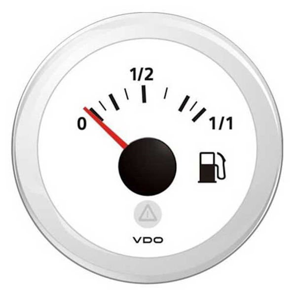 Vdo Instrument Til Brændstofniveau View Line 0-1/1 3-180ohm Søvfarvet 52 mm