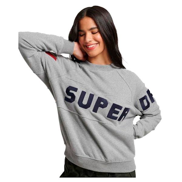 Superdry Hættetrøje Ski Grå M Kvinde