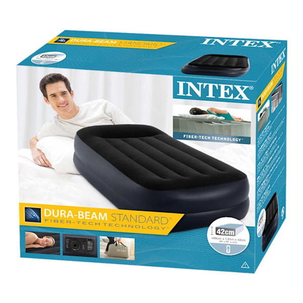 Intex Patja Dura-beam Standard Pillow Rest Musta 99 x 191 x 30 cm