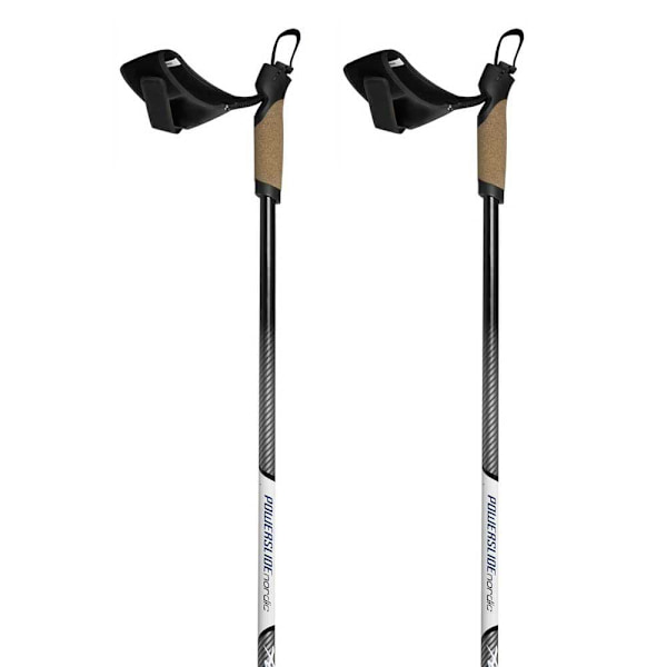 Powerslide Polakker Nordic Skating Carbon Sort 130-170 cm