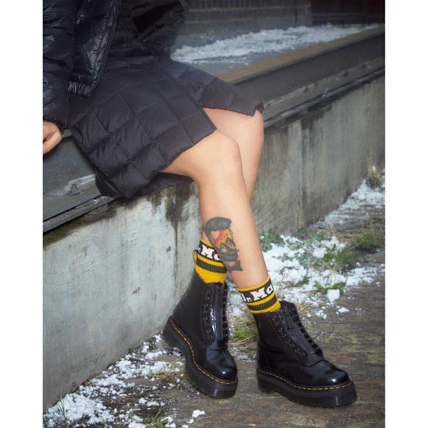 Dr Martens Sinclair Fl Støvler Sort EU 40 Kvinde