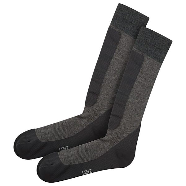 Lenz Långstrumpor Merino Winter 2 Grå EU 39-41 Man
