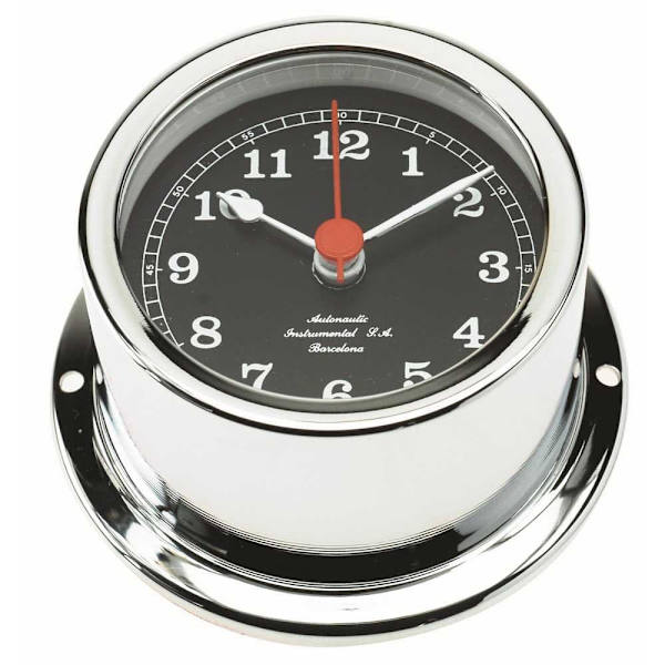 Autonautic Instrumental Nautisk Kvartsklocka Re72c Silver