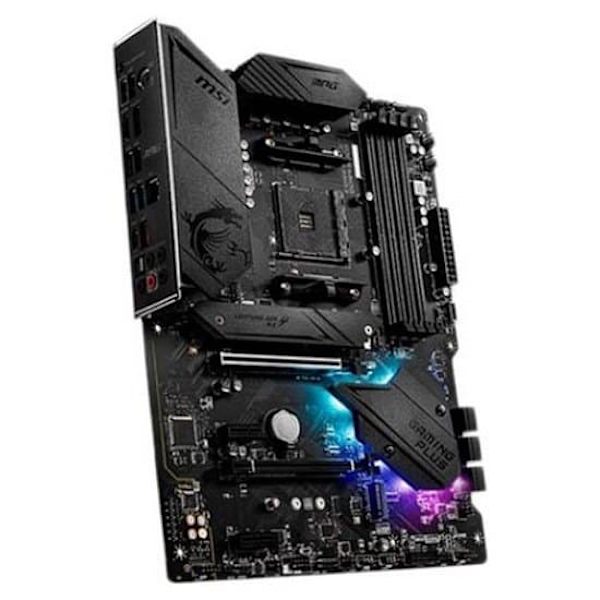 Msi Bundkort Am4 B550 Gaming Plus Rød,Sort