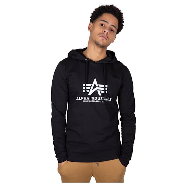 Alpha Industries Basic Hættetrøje Sort 4XL Mand