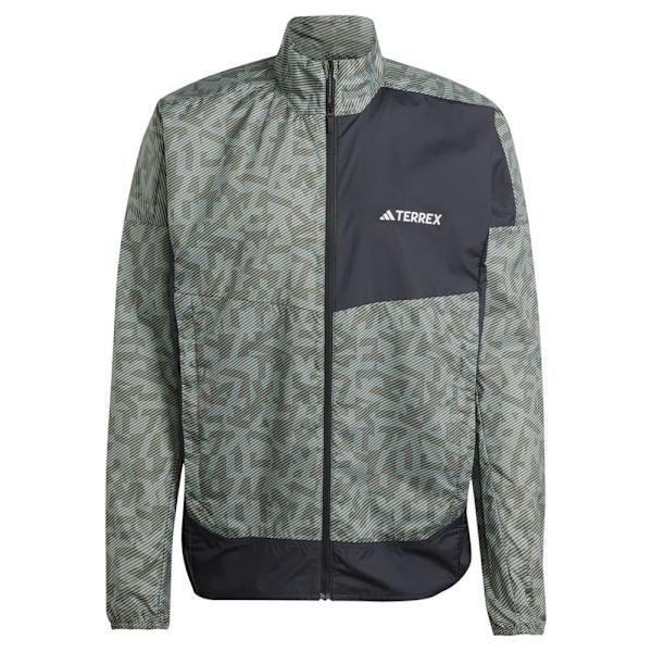 Adidas Trail Wind Jakke Beige,Grøn,Søvfarvet XL Mand