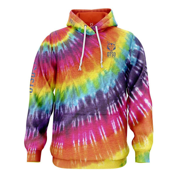 Otso Tie Dye Tröja Med Huva Flerfärgad XS Man