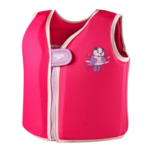 Speedo Liivi Learn To Swim Character Printed Punainen 12-24 Months
