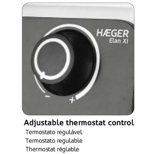 Haeger Oliefyldt Led Radiator Oh-011.007a Elan Xi Transparent One Size / EU Plug