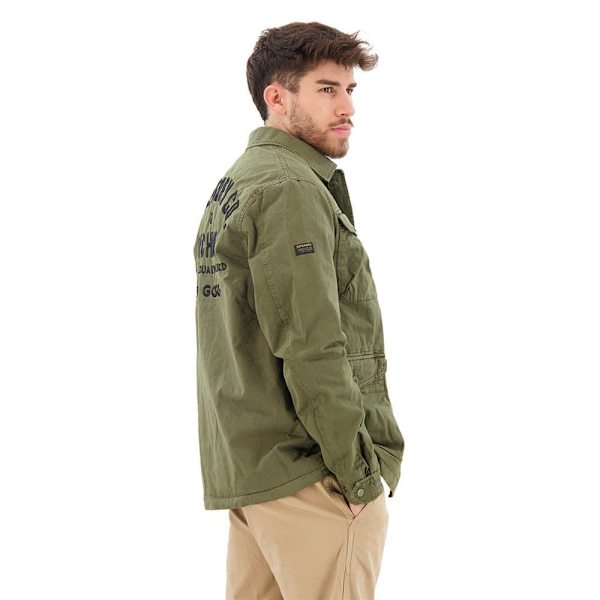 Superdry Jacka Military M65 Emb Grönt M Man