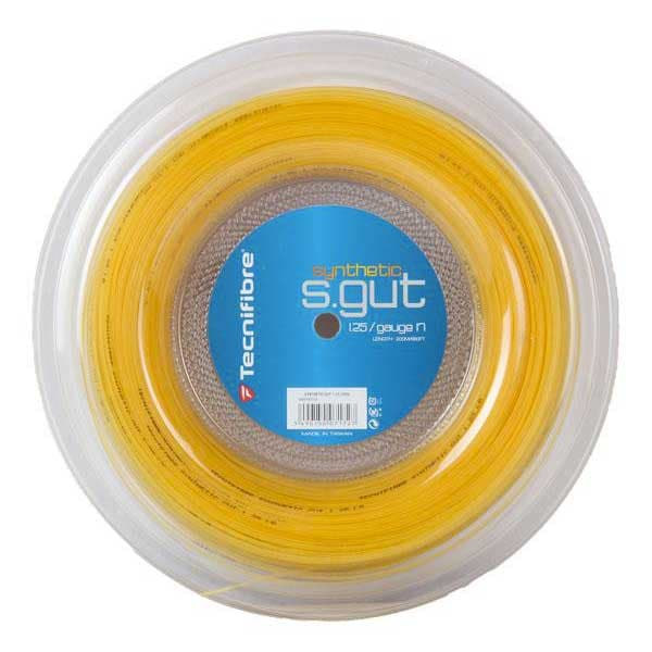 Tecnifibre Tennisrullsnöre Synthetic Gut 200 M Gul 1.30 mm
