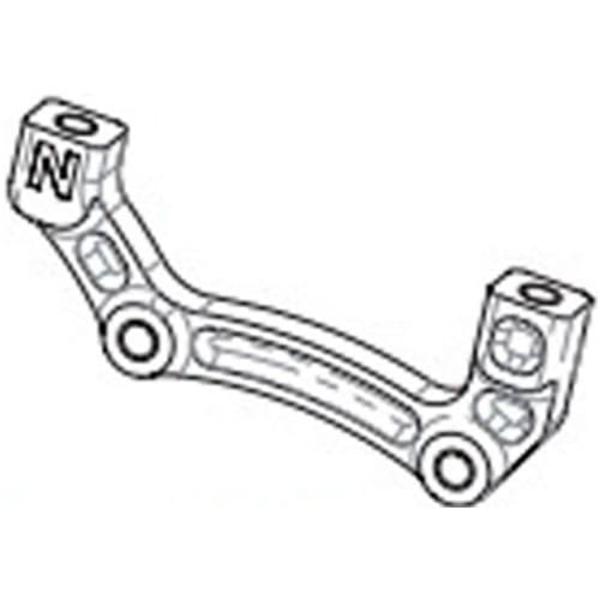 Hope For/bag N Is Diskadapter Postmount Sort 200 mm / 180 mm