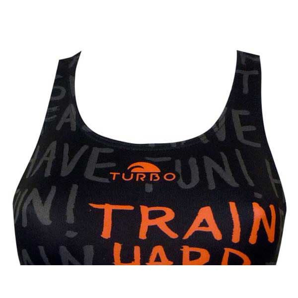 Turbo Badedragt Train Sort 12-24 Months Pige