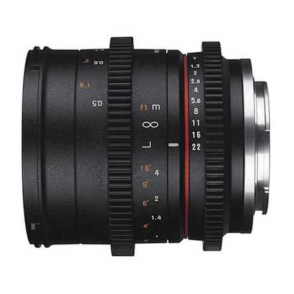 Samyang Objektiivi 50 Mm T1.3 As Umc Cs Sony E Musta
