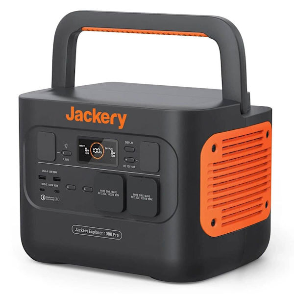 Jackery Bærbart Kraftværk Explorer 1000 Pro Gylden Sort