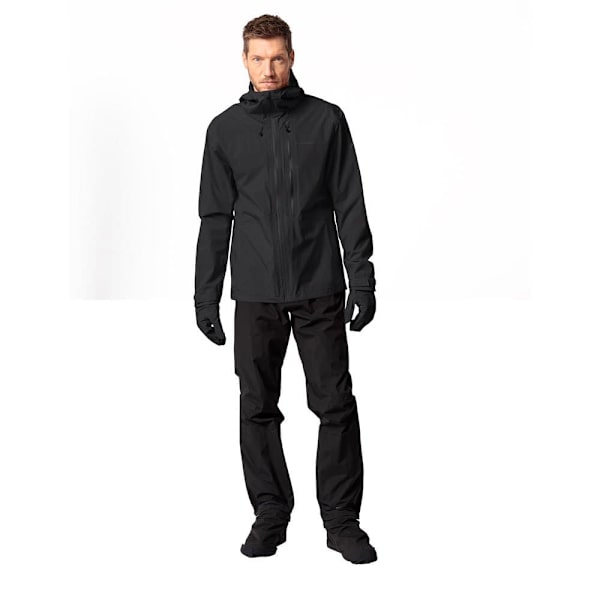 Vaude Bike Hættetrøje Regnjakke Comyou Sort 2XL Mand