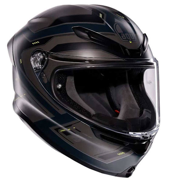 Agv Fuld Ansigtshjelm K6 S Sort S