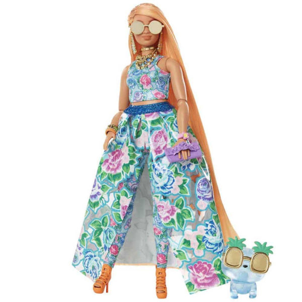 Barbie Blommig Look Docka Extra Fancy Flerfärgad