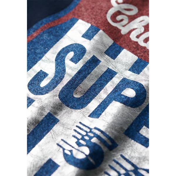 Superdry Gasoline Workwear T-shirt Med Korta ärmar Blå M Man
