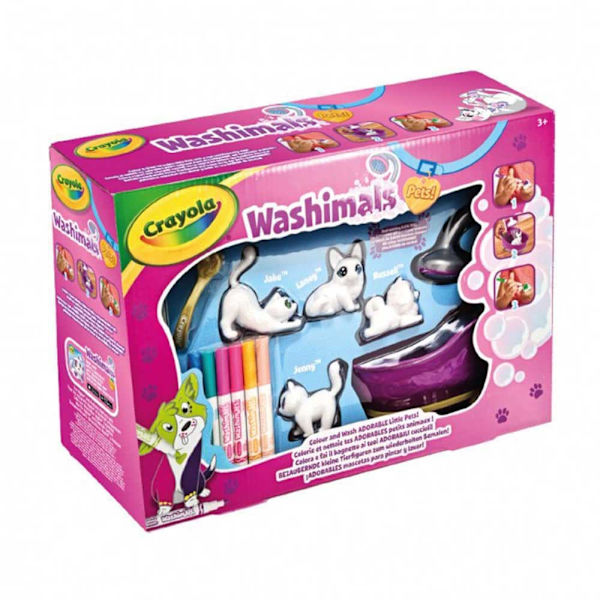Crayola Uusi Kylpy Ja Washimals 4 Lemmikit Crayola Monivärinen 3-6 Years