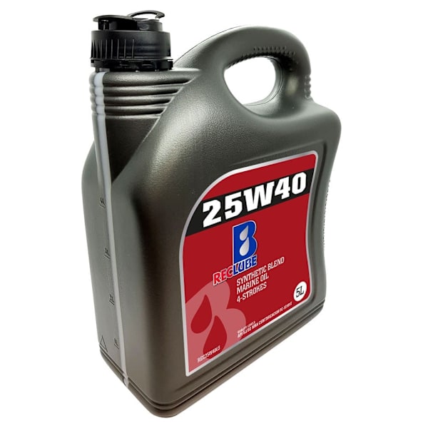 Reclube Syntetisk Blandingsolie 25w40 4t 5l 3 Enheder Transparent