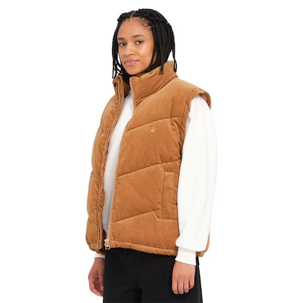 Volcom Cord´n Puff Jacka Brun S Kvinna