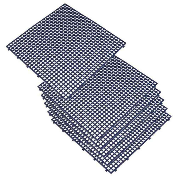 Artplast Flise Flextile 40x40x8 Cm 6 Enheder Blå