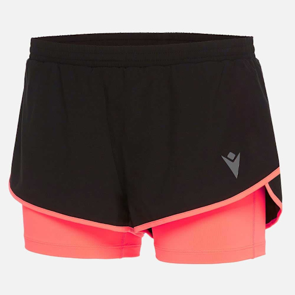 Macron Tricia 2.5 Micro 2-i-1 Shorts Orange L Kvinde