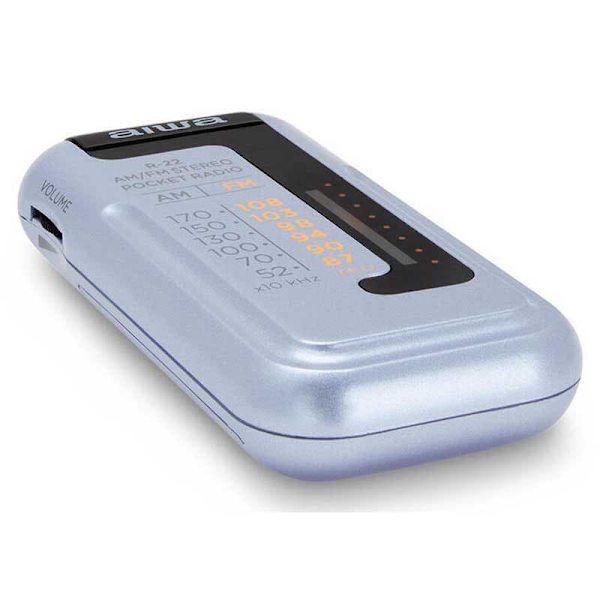 Aiwa Bærbar Radio Am/fm Mini R-22sl Transparent