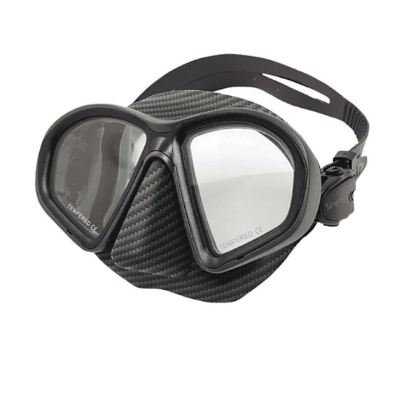 Spetton Mattblack Silicone Dykkermaske Sort