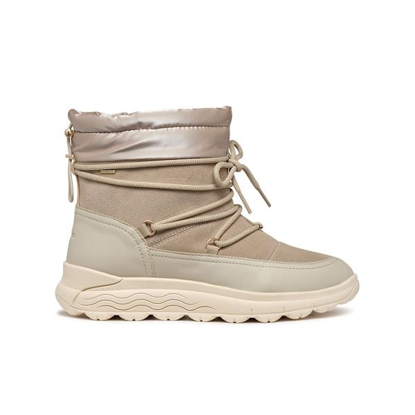 Geox D Spherica 4x4 B Abx Booties Beige EU 41 Kvinna
