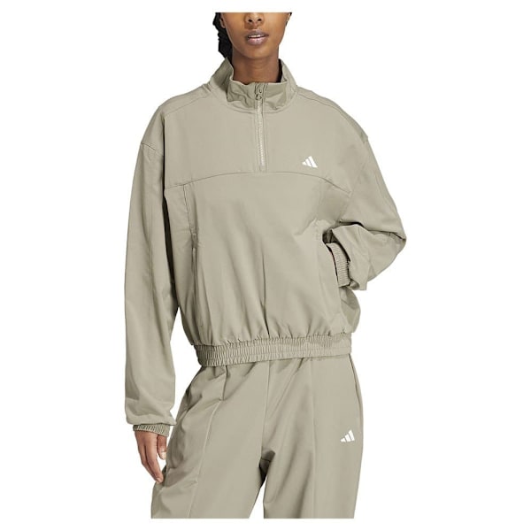 Adidas Aeroready Train Essentials Woven Halvlynlås Træningsjakke  M Kvinde