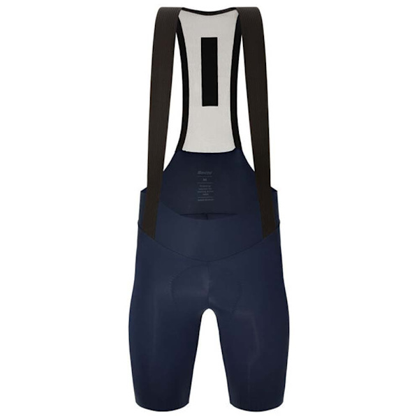Santini Bib Shorts Plush Blå L Mand