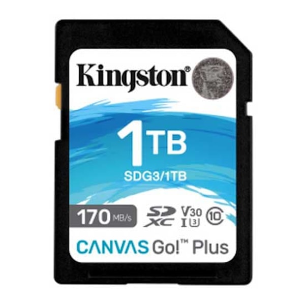 Kingston Canvas Go! Plus Sd Uhs-i Clase 10 1tb Sd-kort