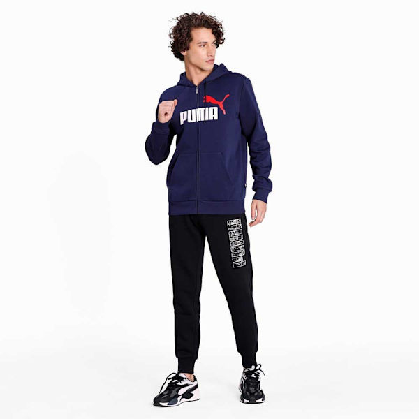 Puma Hættetrøje Essential 2 Colors Blå M Mand