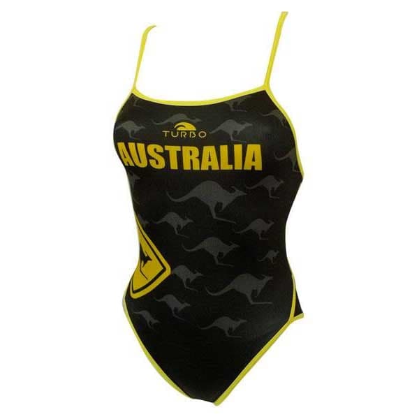 Turbo Australia Kangaroo Signal Badedragt Sort S Kvinde