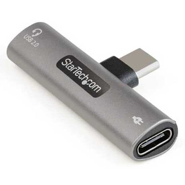 Startech Cdp 2capdm Usb-c/jack 3.5 Mm Til Usb-c/jack 3.5 Mm Adapter Søvfarvet