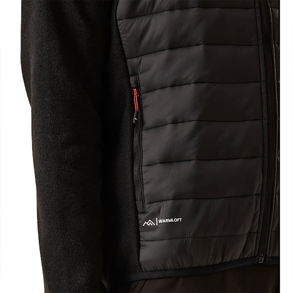 Regatta Newhill Hybrid Jakke Sort,Grå 2XL Mand