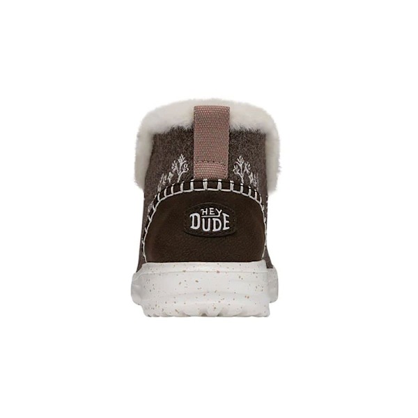 Hey Dude Denny Wool Faux Shearling Skor Brun EU 39 Kvinna