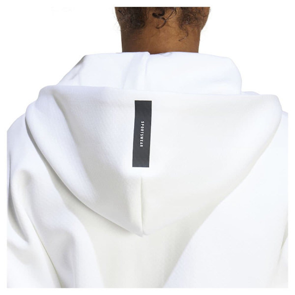 Adidas Z.n.e Sweatshirt Med Dragkedja Vit L / Regular Kvinna